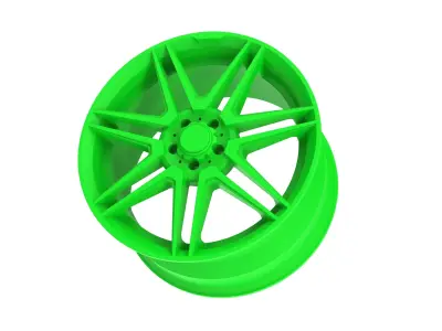 Car rim 3D model