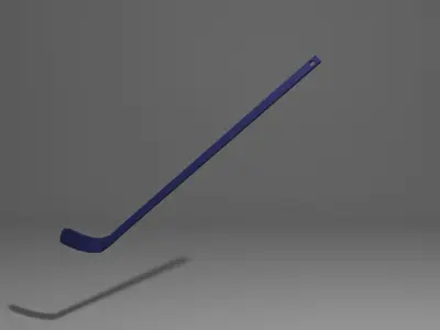 Ice Hockey Player Stick Keychain 3D print model
