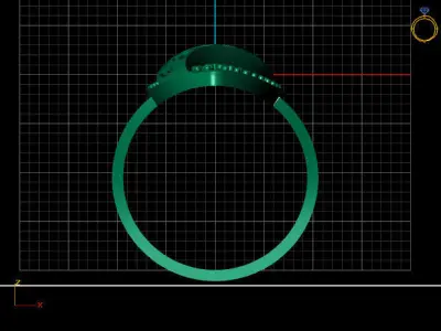 Women Ring STL Womens Ring 3d models 3D print model 3D print model order