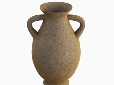 Clay Vase 02  3D model
