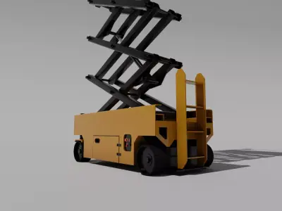 Scissor Lift 3d model Low-poly 3D model by fen-die88-fd