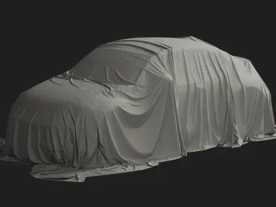 Ordinary Car Cover 05 3D model
