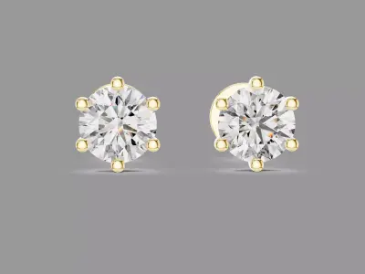 Diamond Earrings  3D print model