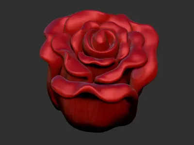 a rose 3D print model