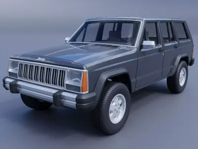 Jeep Cherokee XJ 1984   3D print model