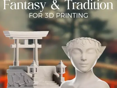 Fantasy and Tradition Plant Pots - For 3D Print 3D print model