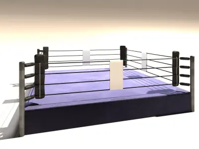 Boxing ring  3D model