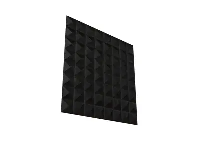 Triangle Grid Pattern Wall Panel V1 004 Low-poly 3D model