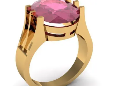 ruby ring Free 3D print model purchase