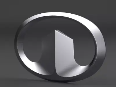 GreatWall Logo 3D model