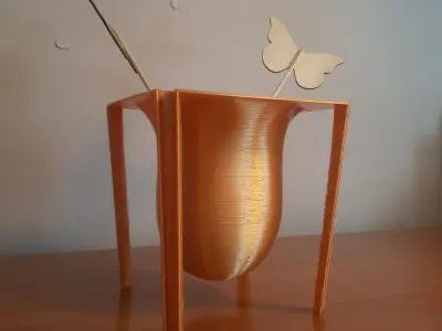 Butterfly Cup Free 3D print model