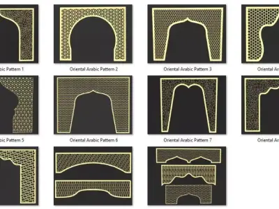 Oriental Arabic Pattern  3D model