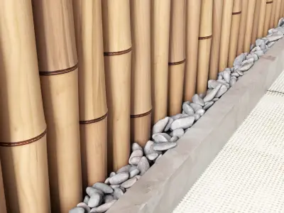 Bamboo decor n18 3D model