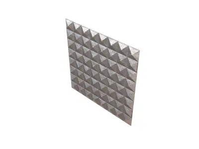 Triangle Grid Pattern Wall Panel V1 003 Low-poly 3D model