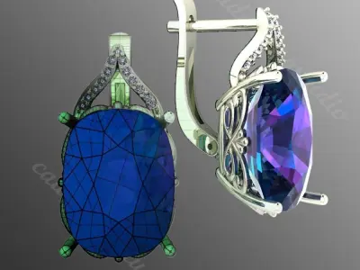 Earrings  op1 3D print model