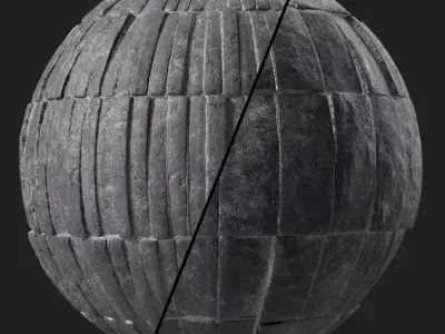 Stone Wall Materials 46- Stone walls Sbsar Pbr 4k Seamless Texture