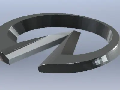 Infiniti Car logo 3D print model