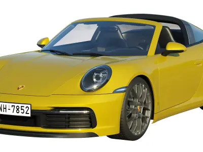 Porsche 911 Targa 2019 3D model