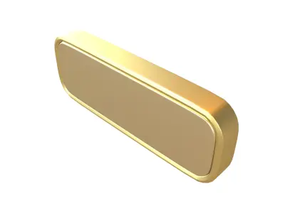 Empty Luxury Button V1 001 Low-poly 3D model