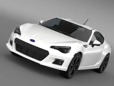 Subaru BRZ ZC6 2012 3D model