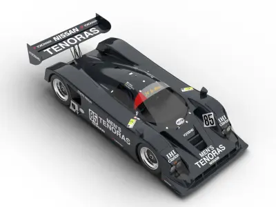 Nissan R90CK Tenoras Racing 1990 3d model 3D model