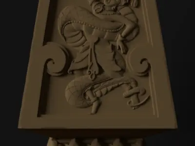 Indiana Jones Temple of the Forbidden Eye Obelisk  3D model