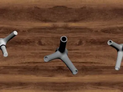 Tri Branch Home Decor 3D model