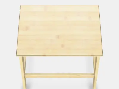 TENHULT Step stool Low-poly 3D model