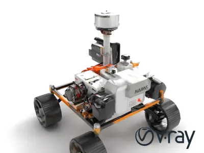 Curiosity Mars Rover Robotic Exploration Model Pack Low-poly 3D model