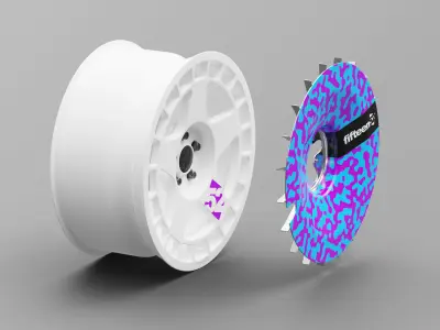 fifteen52 Turbomac Turbofan Rim 3D Model 3D model