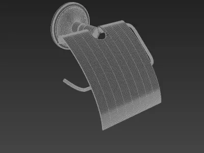 Weasel Paper Holder Cover 3D model