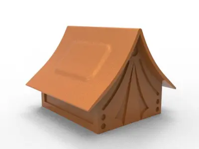 Camper Van Tow Ball Cover Cap Design 4 3D print model