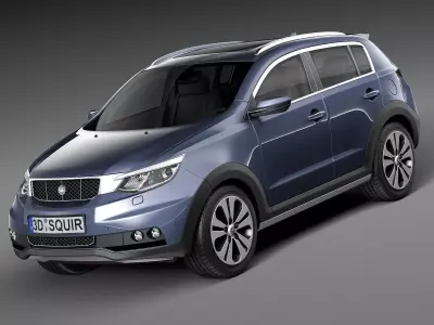 Generic SUV v1 2016 3D model