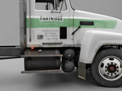 Mock CH Semi Truck 3D model
