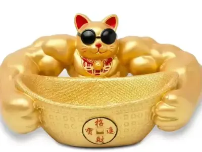 Cat statue - decor - 3D print 3D print model
