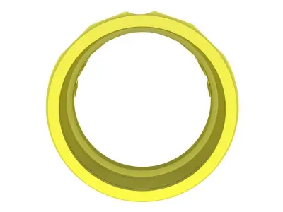 A7960 Diamond Wedding Ring 3D Model 3D print model