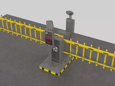 Car Parking Barrie 3D model