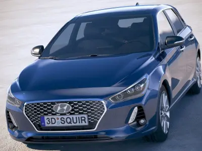 Hyundai i30 2018 3D model