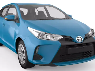 Toyota Yaris 2023 3D model