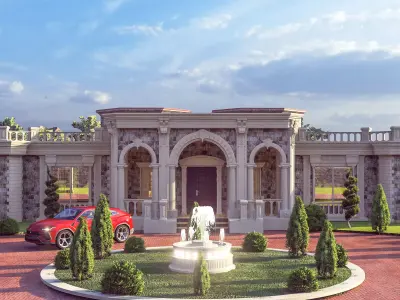 classic villa  3D model