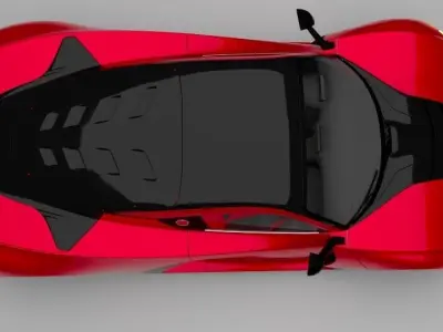 veenom 3d car 3D model