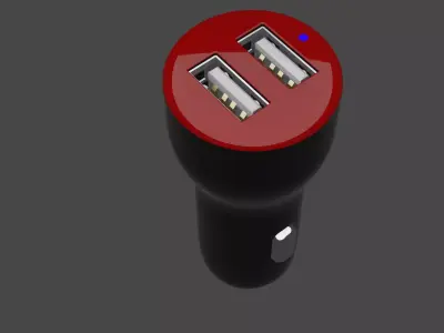 Phone Car Charger 3D model