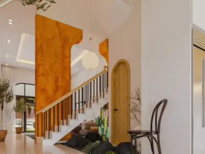 Sketchup House Scene exterior and interior 3D model