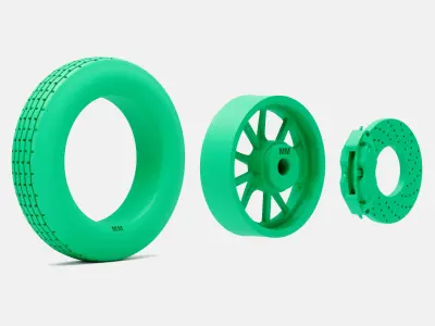 15x4 American Rebel Starburst Goodyear Front Runner 26 3D print model