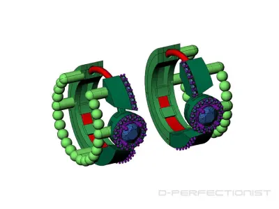 Messika Hoop Earring  3D print model