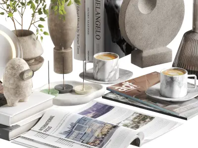 Decorative set 12 3D model purchase