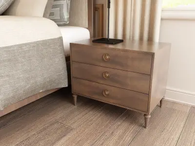 Modern Bedroom 3D model purchase