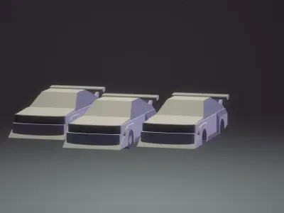 Customizable Car 3D Model Project GRPB SQS1E2 Bundle 3D print model