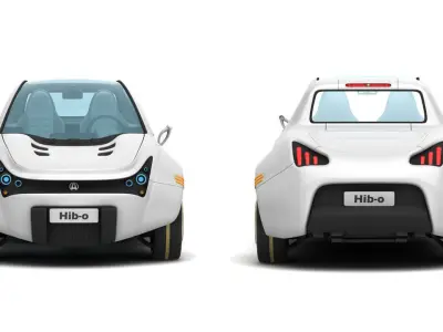 Hib-o electric car 3D model