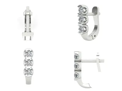 Earrings cm 2 3D print model